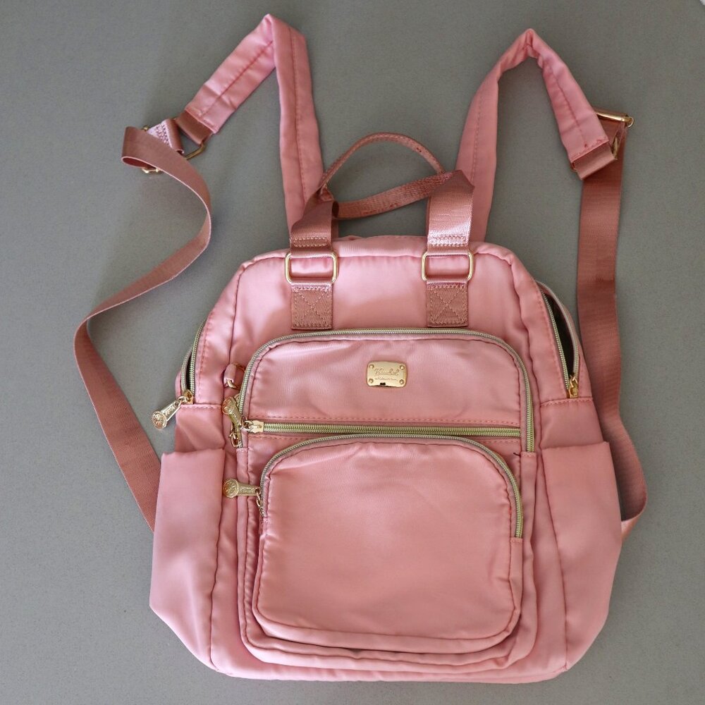 Travel Bag or School Backpack Pink